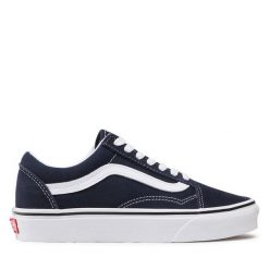 Tenisówki Vans. Niebieskie trampki damskie Vans, bez wzorów, bez zapięcia. Za 229.99 zł.