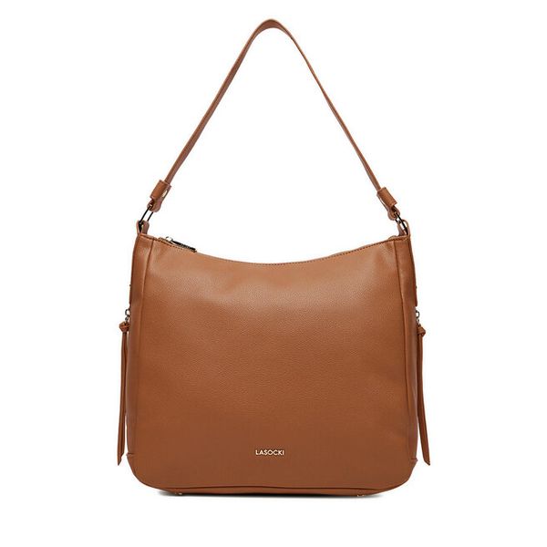 Torebka Lasocki. Brązowe torebki klasyczne damskie Lasocki, bez dodatków. Za 189.99 zł.