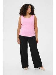 KAFFE curve Spodnie w kolorze czarnym rozmiar: L. Czarne spodnie materiałowe damskie KAFFE curve, bez wzorów, z materiału. Za 113.99 zł.