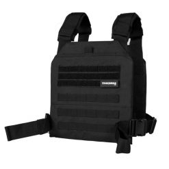 Obciążeniowa kamizelka do ćwiczeń THORN FIT Tactic One. Czarne kamizelki damskie THORN FIT, bez wzorów, bez kaptura. Za 469.00 zł.