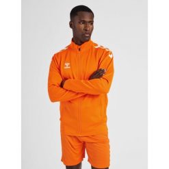 Bluza sportowa dla dorosłych Hummel Core XK Poly Zip Sweat. Brązowe bluzy damskie Hummel, m, bez wzorów, bez kaptura. W wyprzedaży za 199.50 zł.