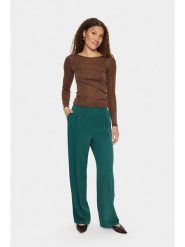 SAINT TROPEZ Spodnie w kolorze zielonym rozmiar: M. Zielone spodnie materiałowe damskie Saint Tropez, bez wzorów, z materiału. Za 104.99 zł.
