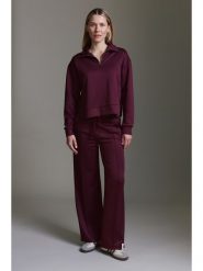 Cotton Candy Bluza w kolorze bordowym rozmiar: XL. Czerwone bluzy damskie Cotton Candy, xl, bez wzorów, bez kaptura. Za 126.45 zł.