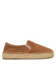 REPLAY Espadryle GWF22 .000.C0086T Beżowy. Brązowe espadryle damskie Replay, bez wzorów, z materiału, bez obcasa. Za 259.99 zł.