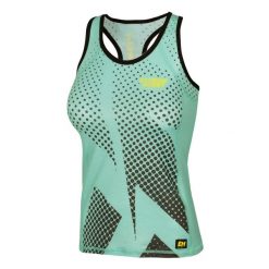 Koszulka do biegania damska bez rękawów EXTREME HOBBY HALFTONE. Zielone koszulki damskie EXTREME HOBBY, xl, bez wzorów, z elastanu, bez kołnierzyka, bez ramiączek. Za 119.00 zł.