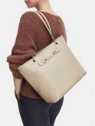 MEXX Torebka EO-MEXX-L-026-10 Beżowy. Brązowe shopper bag Mexx, bez wzorów, bez dodatków. Za 229.99 zł.