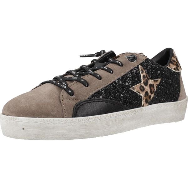Buty CETTI C1342SRA INV26 Czarny. Czarne obuwie trekkingowe damskie QUERCETTI, ze skóry, bez zapięcia. Za 311.99 zł.