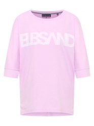 ELBSAND Koszulka "Imani" w kolorze jasnoróżowym rozmiar: XL. Różowe bluzki damskie ELBSAND, xl, bez wzorów, bez kołnierzyka, bez ramiączek. Za 82.99 zł.