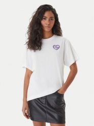 HUGO T-Shirt Vintage 50560770 Biały Regular Fit. Białe t-shirty damskie Hugo, m, bez wzorów, z bawełny, bez kołnierzyka. Za 199.99 zł.