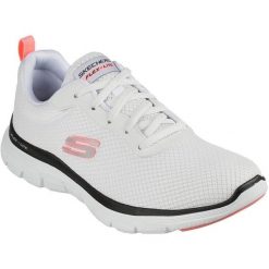 Adidasy Skechers Flex Appeal 4.0-brilliant Vie, Kobiety. Białe obuwie sportowe casual damskie Skechers, bez zapięcia. Za 390.00 zł.