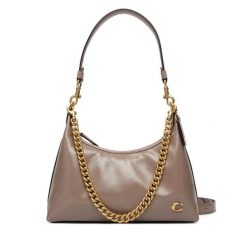 Torebka Coach. Szare torebki klasyczne damskie Coach, bez dodatków. Za 1,809.00 zł.