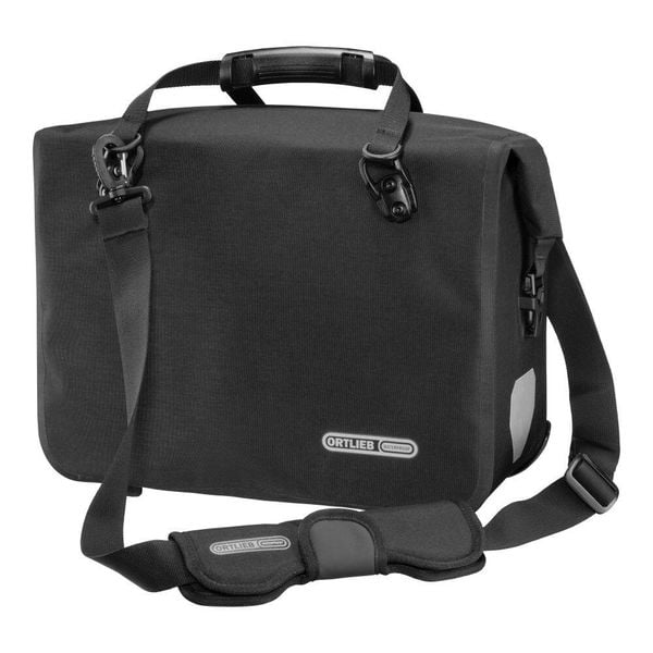 Torba Miejska Ortlieb Office-Bag Ql2.1 L Ps36C Black 21L. Czarne torby na laptopa Ortlieb, bez wzorów, z materiału. Za 669.90 zł.
