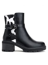 Foreverfolie Botki w kolorze czarnym rozmiar: 41. Czarne botki damskie Foreverfolie, eleganckie, bez obcasa, bez zapięcia. Za 165.99 zł.