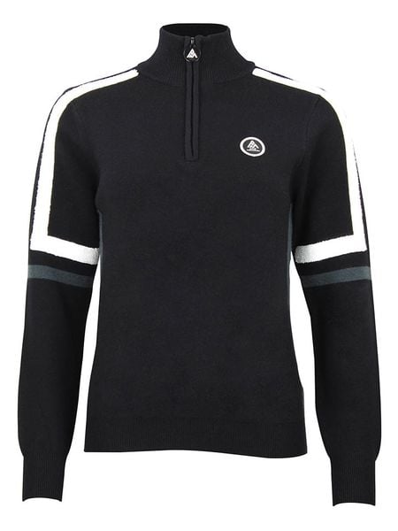 Peak Mountain Sweter "Asta" w kolorze czarnym rozmiar: S. Czarne swetry klasyczne damskie Peak Mountain, s, bez kołnierzyka. Za 259.95 zł.