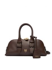 PINKO Torebka Bowling Bag Baguette AI 25-26 PLTT 105334 A0QO Brązowy. Brązowe torebki klasyczne damskie Pinko, ze skóry, bez dodatków. Za 1,849.00 zł.