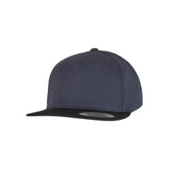 Czapka 5-panelowa Flexfit Classic. Czerwone czapki damskie FLEXFIT, bez wzorów, z materiału. Za 124.00 zł.