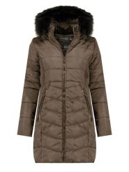 Canadian Peak Parka "Armonica" w kolorze beżowym rozmiar: XXL. Brązowe parki damskie Canadian Peak, xxl, bez kaptura. Za 241.56 zł.