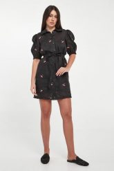 Sukienka damska z motywem czereśni TWINSET. Sukienki damskie Twinset Milano, bez wzorów, bez ramiączek. Za 1,249.00 zł.