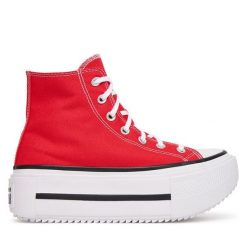 Trampki Converse. Czerwone trampki damskie Converse, bez wzorów, bez zapięcia. Za 359.99 zł.