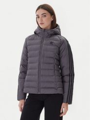 Adidas Kurtka przejściowa adicolor JX2938 Szary Slim Fit. Szare kurtki damskie Adidas, s, bez wzorów, z syntetyku, bez kaptura. Za 359.99 zł.