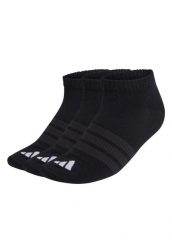 Skarpety adidas Thin & Light Essentials Low Cut 3-pak. Czarne skarpetki damskie Adidas, bez wzorów, z bawełny. Za 42.99 zł.