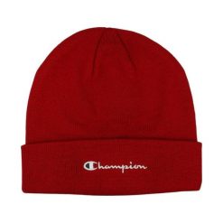 Czapka Champion Beanie Cap 806064. Czerwone czapki damskie Champion, na jesień, bez wzorów. Za 59.00 zł.