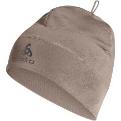 Czapka ODLO Polyknit Warm Reflective Hat. Szare czapki damskie ODLO, bez wzorów. Za 116.29 zł.