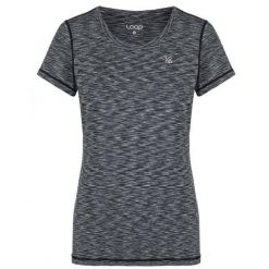 Damska koszulka sportowa LOAP Marlie, M – oddychająca, szybkoschnąca. Czarne koszulki sportowe damskie ZSPORT, m, bez wzorów, bez ramiączek. Za 188.99 zł.