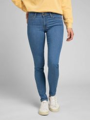 Lee Dżinsy "Scarlett" - Skinny fit - w kolorze błękitnym rozmiar: W28/L31. Niebieskie jeansy damskie Lee, z podwyższonym stanem. Za 140.53 zł.