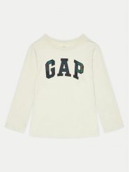 Gap Bluzka 597956-00 Beżowy Regular Fit. Brązowe t-shirty i koszulki chłopięce GAP, bez wzorów, z bawełny, bez kołnierzyka, bez ramiączek. Za 49.99 zł.