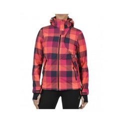 Kurtka softshell damska z nadrukiem Peak Mountain Aveny. Brązowe kurtki damskie Peak Mountain, m, bez wzorów, z elastanu, bez kaptura. Za 306.50 zł.