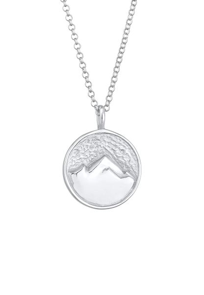 Elli Damskie zawieszka moneta Góry Alpy Łąki dla podróżnika w pozłacanym srebrze próby 925 Sterling Silver Naszyjniki 1 ct. Szare naszyjniki damskie Elli, pozłacane. Za 249.89 zł.