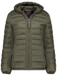 Geographical Norway Kurtka pikowana "Carlitilimo" w kolorze khaki rozmiar: XXL. Brązowe kurtki damskie Geographical Norway, xxl, bez wzorów, bez kaptura. Za 170.87 zł.