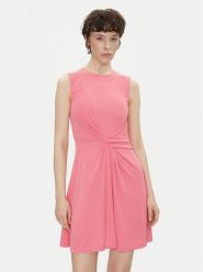 Silvian Heach Sukienka koktajlowa Ereni GPP25331VE Różowy Slim Fit. Czerwone sukienki damskie Silvian Heach, bez wzorów, z syntetyku, wizytowe, bez ramiączek. Za 539.99 zł.