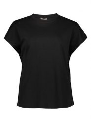 JDY Koszulka "Siggi Life" w kolorze czarnym rozmiar: XS. Czarne bluzki damskie JDY, xs, bez wzorów, z bawełny, bez kołnierzyka, bez ramiączek. Za 73.95 zł.
