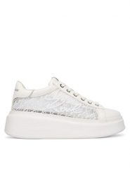 KARL LAGERFELD Sneakersy Anakapri KL63510L Biały. Białe obuwie sportowe damskie KARL LAGERFELD, z materiału, bez zapięcia. Za 969.99 zł.