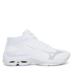 Buty halowe Mizuno. Białe obuwie sportowe casual damskie Mizuno, mizuno wave. Za 559.99 zł.