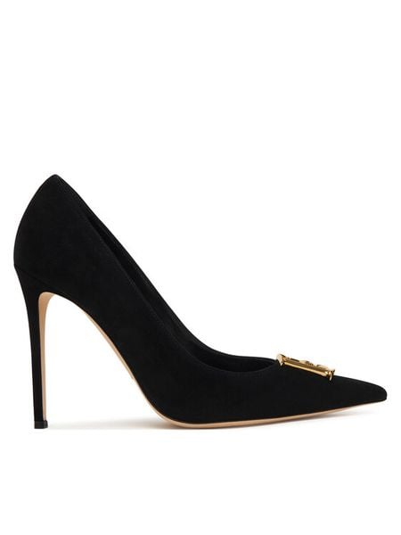 Elisabetta Franchi Szpilki SA59L61E2 Czarny. Czarne szpilki damskie Elisabetta Franchi, bez wzorów, ze skóry, bez obcasa, na szpilce, bez zapięcia. Za 1,449.99 zł.