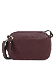 Lasocki Torebka LSK-K-064-06 Bordowy. Czerwone listonoszki damskie Lasocki, bez wzorów, z poliesteru, bez dodatków. Za 159.99 zł.