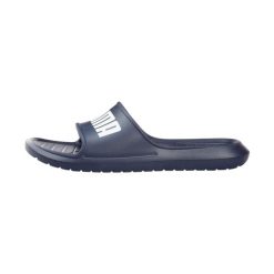 Klapki basenowe dla dorosłych Puma Divecat v2. Czarne klapki damskie Puma, bez wzorów, z materiału, bez obcasa, bez zapięcia. Za 209.99 zł.