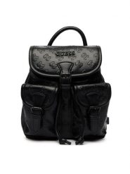 Guess Plecak V6GZ05 W2120 Czarny. Czarne plecaki Guess, z aplikacjami, ze skóry. Za 429.99 zł.