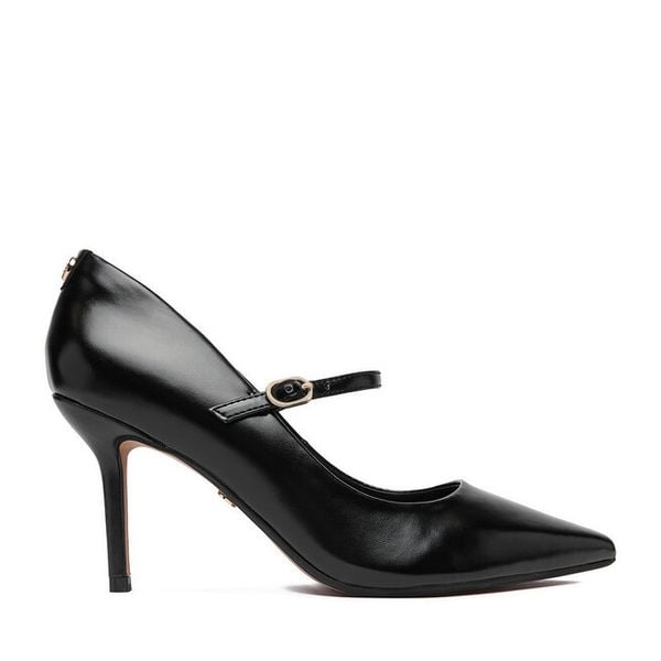 Szpilki Nine West. Czarne szpilki damskie Nine West, bez wzorów, bez obcasa, na szpilce, bez zapięcia. Za 249.99 zł.