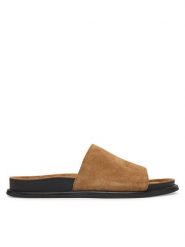 Vagabond Shoemakers Klapki Effie 5922-440-08 Brązowy. Brązowe klapki damskie Vagabond Shoemakers, bez wzorów, ze skóry, bez obcasa, bez zapięcia. Za 409.99 zł.