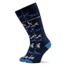 Skarpety długie Horka. Niebieskie skarpetki damskie HORKA, bez wzorów. Za 49.99 zł.