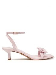 Aldo Sandały Daisyrose 13964636 Różowy. Czerwone sandały damskie ALDO, bez wzorów, ze skóry, bez obcasa, na szpilce, bez zapięcia. Za 339.99 zł.