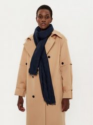 Weekend Max Mara Szal Classe 2515541074600 Granatowy. Niebieskie szaliki damskie Weekend Max Mara, bez wzorów, z materiału. Za 669.99 zł.
