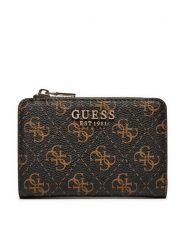 Guess Portfel SWQE85 00156 Brązowy. Brązowe portfele damskie Guess, z aplikacjami, ze skóry. Za 189.99 zł.