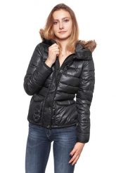 DAMSKA KURTKA ZIMOWA LEE PUFFER JACKET BLACK L56TWS01. Czarne kurtki damskie Lee, na zimę, l, bez wzorów, bez kaptura. W wyprzedaży za 159.99 zł.