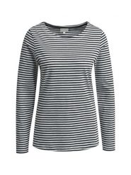 Milano Italy Koszulka w kolorze czarno-białym rozmiar: XS. Białe bluzki damskie Milano Italy, xs, bez wzorów, z bawełny, bez kołnierzyka, bez ramiączek. Za 86.99 zł.