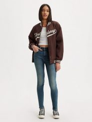 Levi´s Dżinsy - Skinny fit - w kolorze niebieskim rozmiar: W32/L32. Niebieskie jeansy damskie z podwyższonym stanem. Za 206.42 zł.